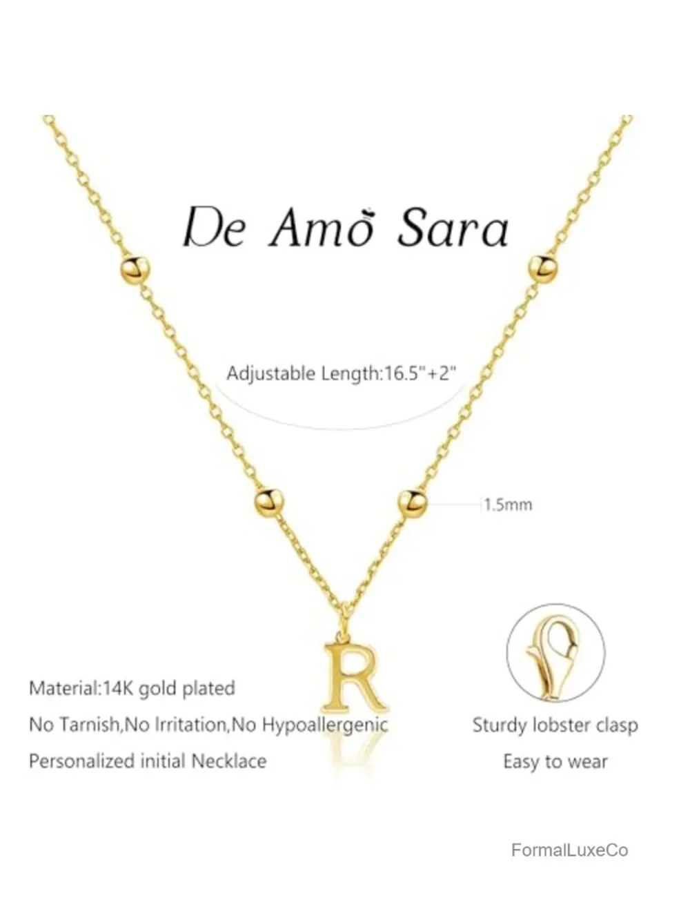 N/A dainty initial